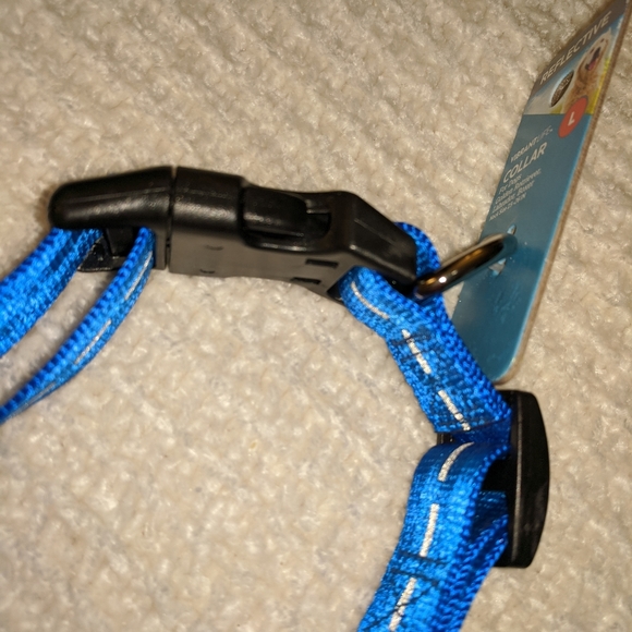 NWT! Large Reflective Dog Collar (15"-26" Neck) - Picture 4 of 7